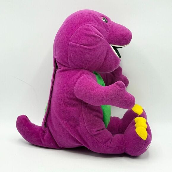 Playskool Vintage 1998 Play Along Barney Plush - Picture 4 of 10